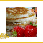 After-8 Creamy Strawberry Pancakes