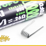 Wotofo Quad Core Fused Clapton Prebuilt Coils 0.26ohm 10pcs