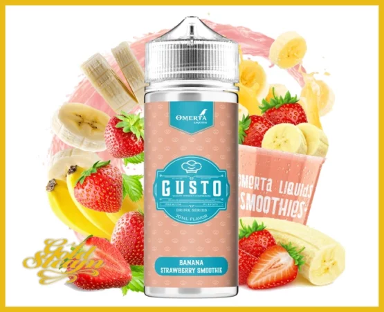 Gusto By Omerta - Banana Strawberry Smoothie (120ml)