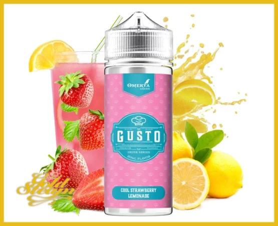 Gusto By Omerta - Cool Strawberry Lemonade (120ml)