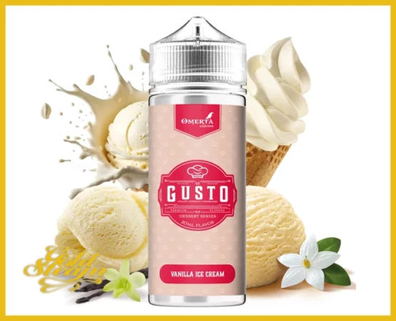 Gusto By Omerta - Vanilla Ice Cream (120ml)
