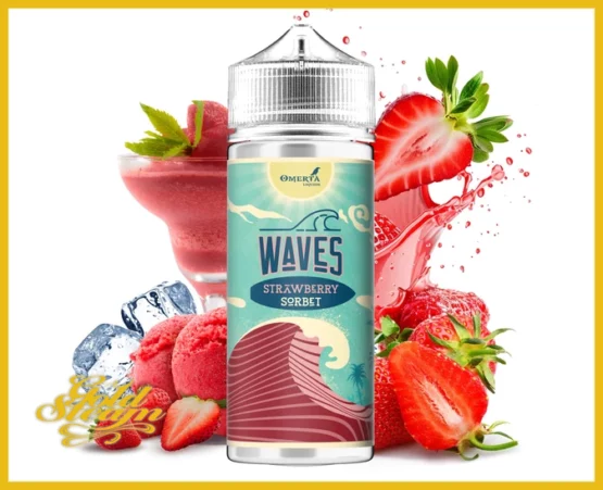 Waves By Omerta - Strawberry Sorbet (120ml)